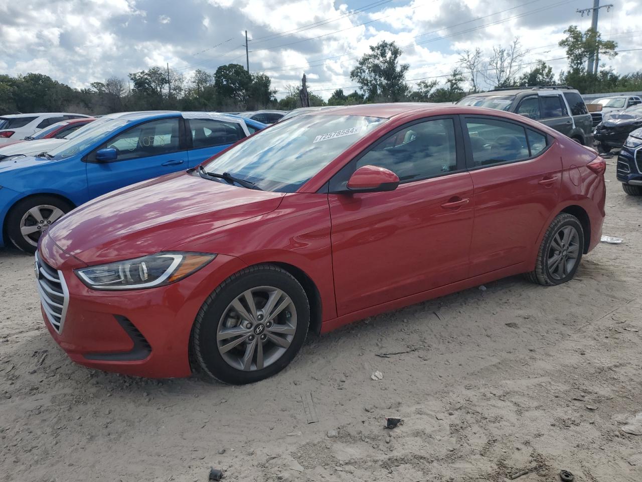 5NPD84LF5HH129836 2017 HYUNDAI ELANTRA - Image 1