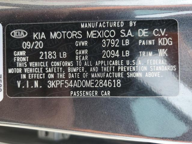 3KPF54AD0ME284618 Kia Forte EX 12