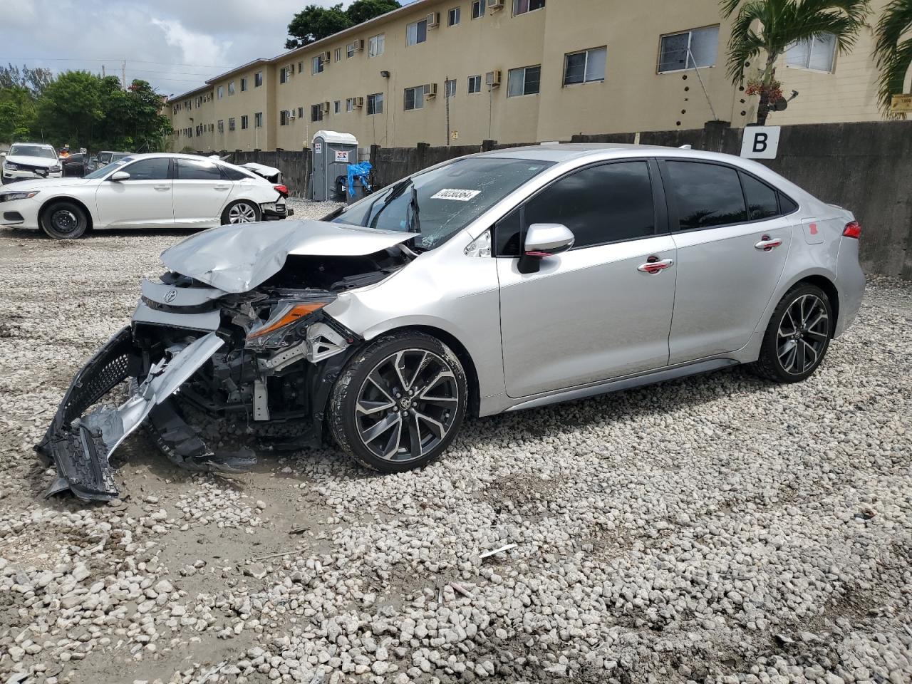 2020 Toyota Corolla Se VIN: JTDS4RCE2LJ021665 Lot: 70230364