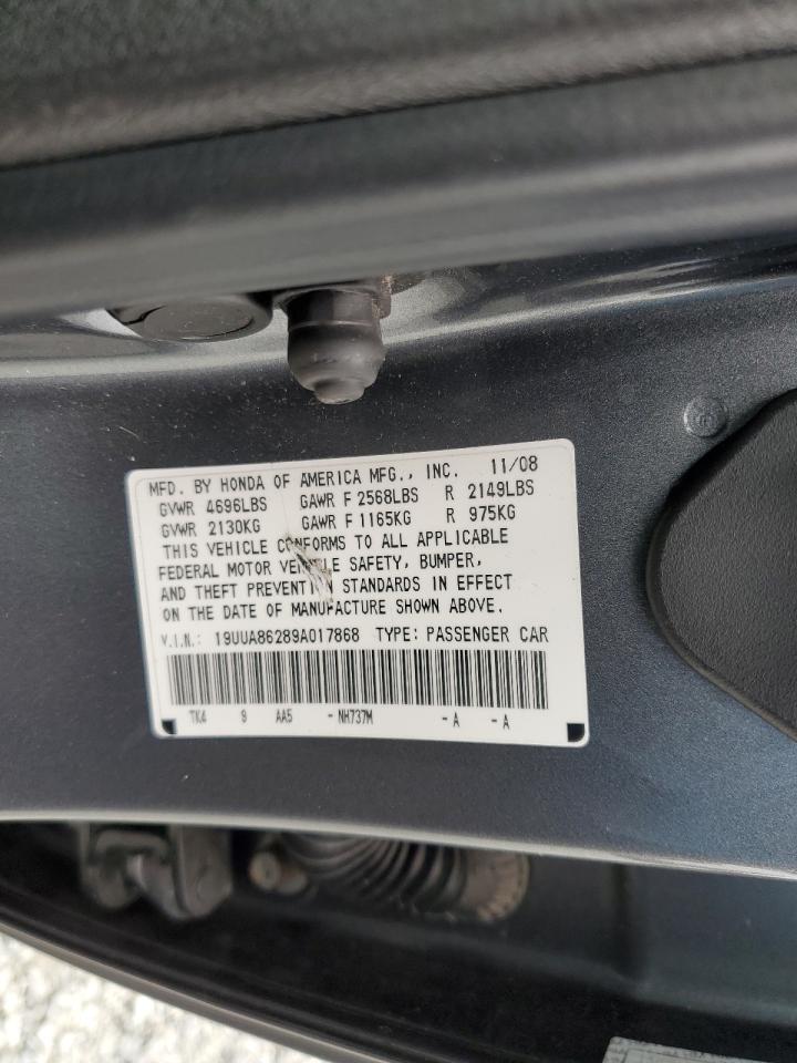 19UUA86289A017868 2009 Acura Tl