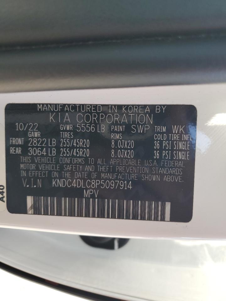 KNDC4DLC8P5097914 2023 Kia Ev6 Gt Line