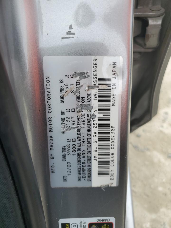 2010 Mazda 3 I VIN: JM1BL1SF9A1257774 Lot: 70778494