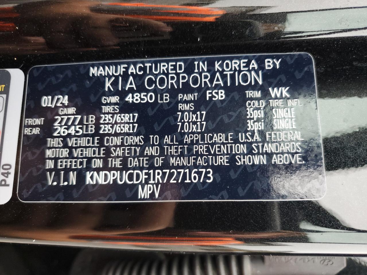 KNDPUCDF1R7271673 Kia Sportage L 13