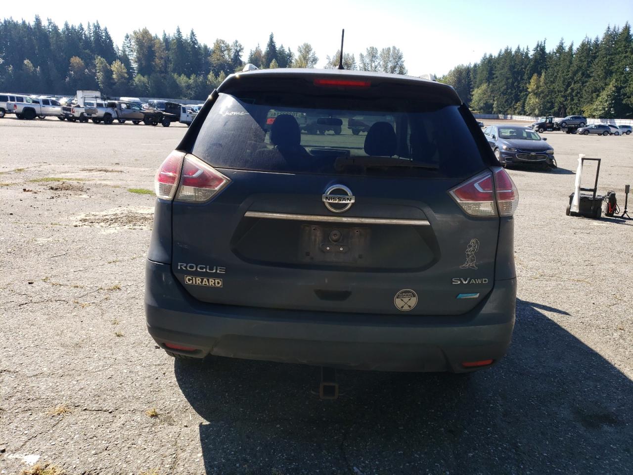 2014 Nissan Rogue S VIN: 5N1AT2MV7EC834491 Lot: 70232214