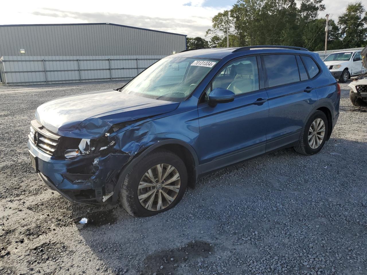 2019 Volkswagen Tiguan S VIN: 3VV0B7AX0KM018448 Lot: 70131334