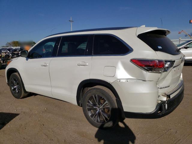  TOYOTA HIGHLANDER 2016 Білий