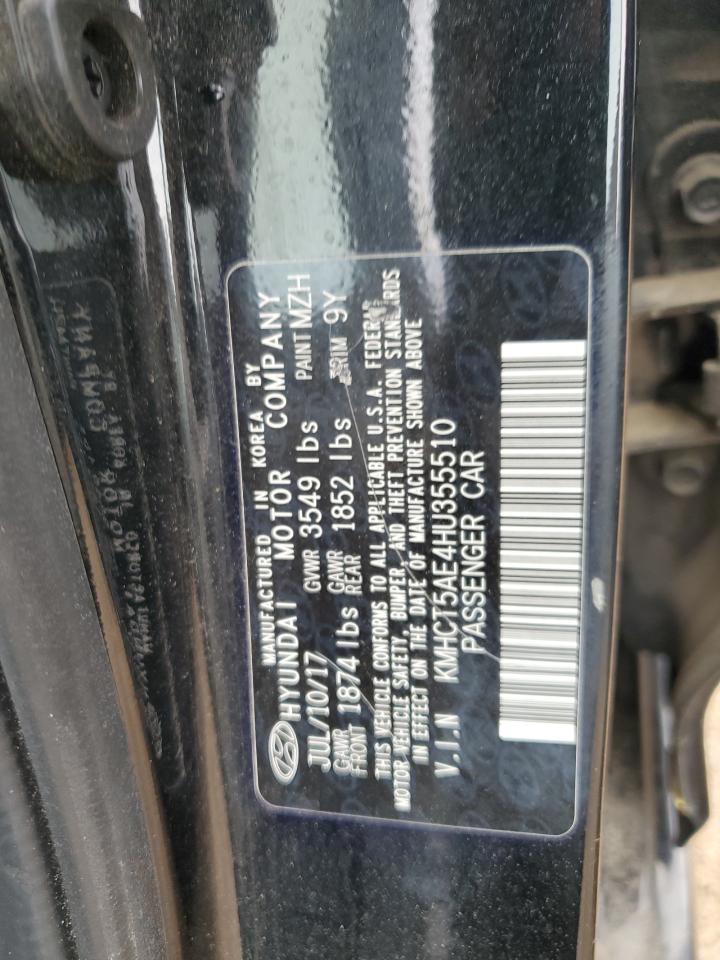 KMHCT5AE4HU355510 2017 HYUNDAI ACCENT - Image 14