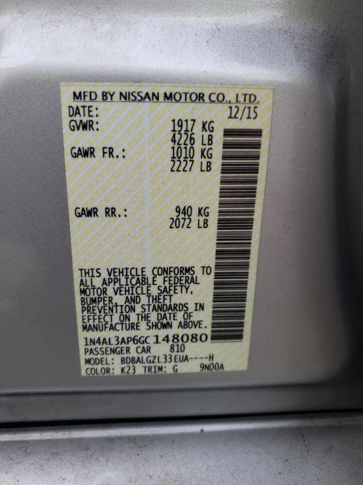 1N4AL3AP6GC148080 2016 NISSAN ALTIMA - Image 15