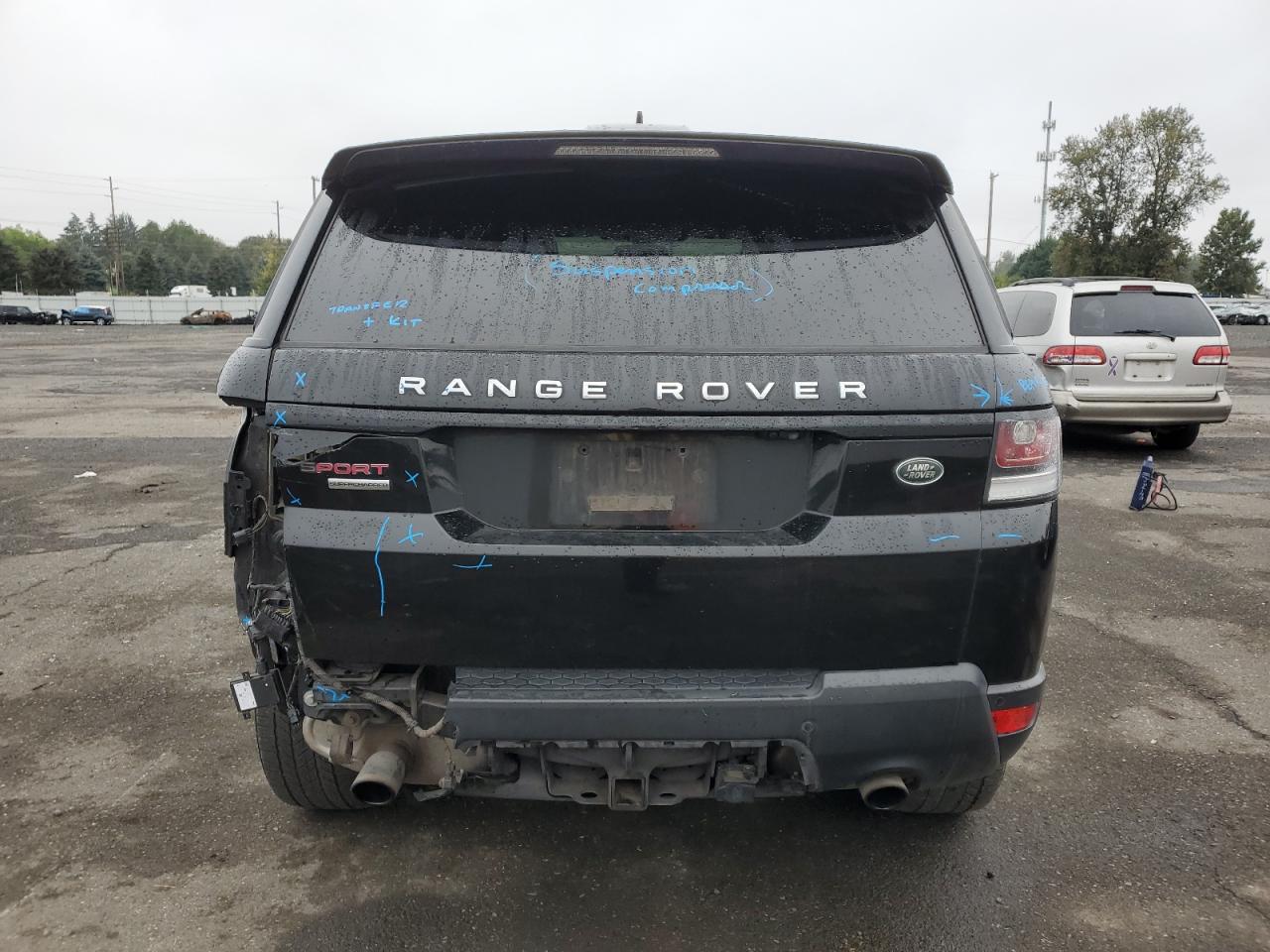 2016 Land Rover Range Rover Sport Sc VIN: SALWR2EFXGA576264 Lot: 73367554