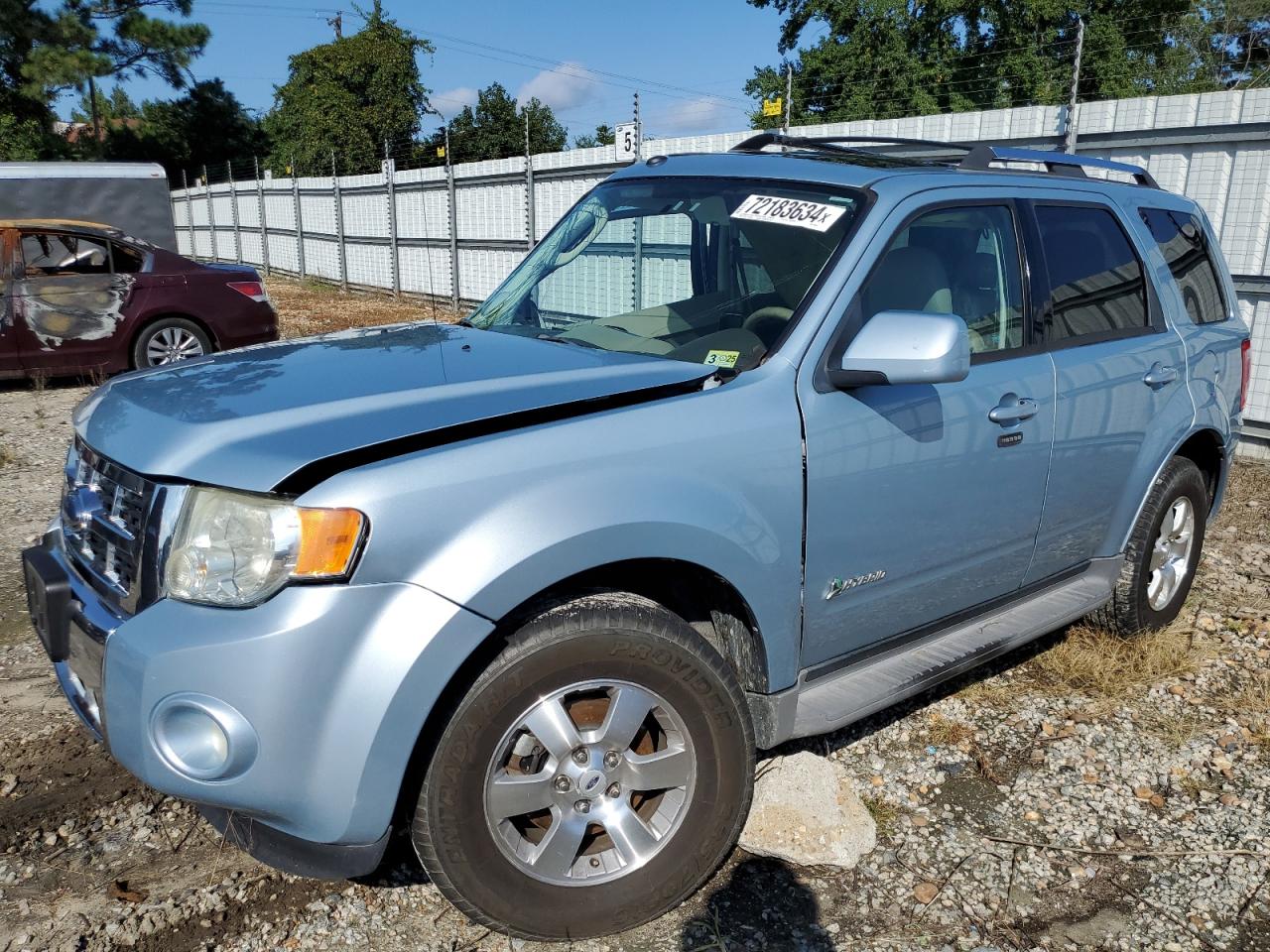 2009 Ford Escape Hybrid VIN: 1FMCU59359KB80746 Lot: 72183634