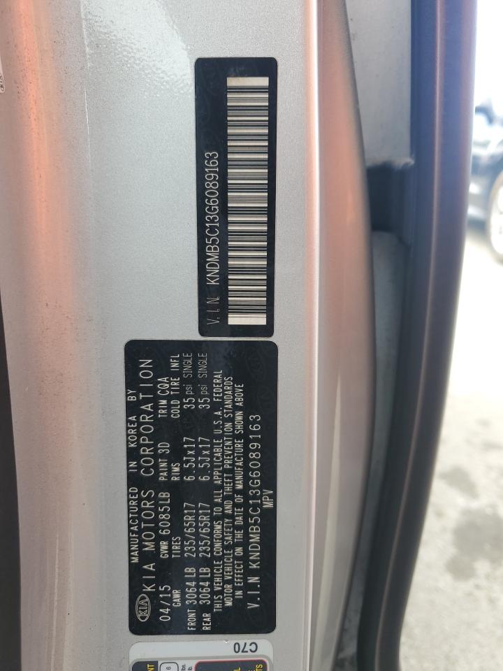 KNDMB5C13G6089163 2016 Kia Sedona Lx