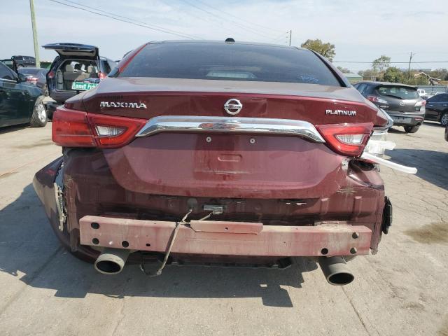 Sedans NISSAN MAXIMA 2017 Red