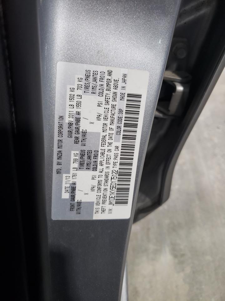 2014 Mazda Mazda2 Sport VIN: JM1DE1KY5E0175122 Lot: 73419384