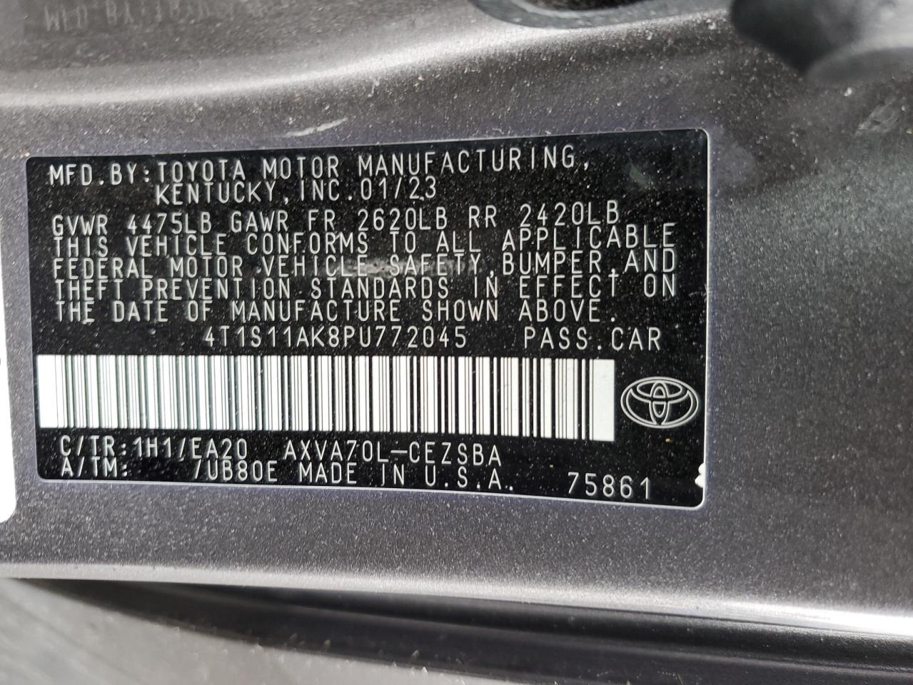 2023 Toyota Camry - Image 12