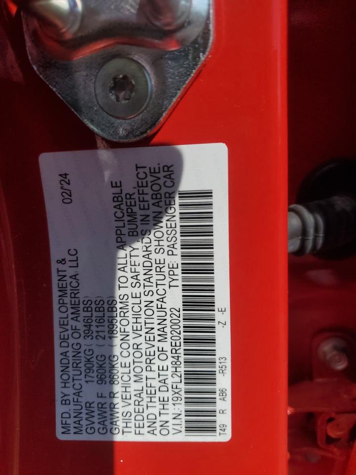 19XFL2H84RE020022 2024 Honda Civic Sport