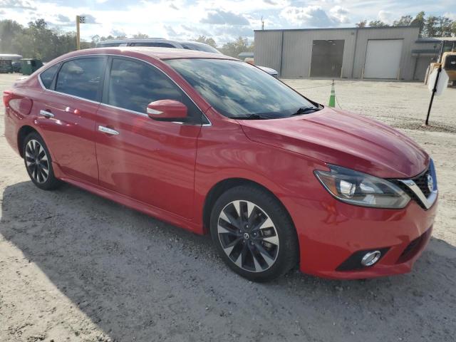  NISSAN SENTRA 2017 Czerwony