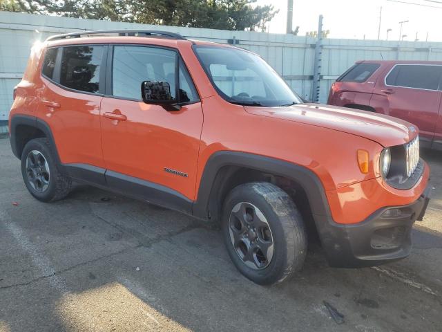  JEEP RENEGADE 2017 Оранжевый