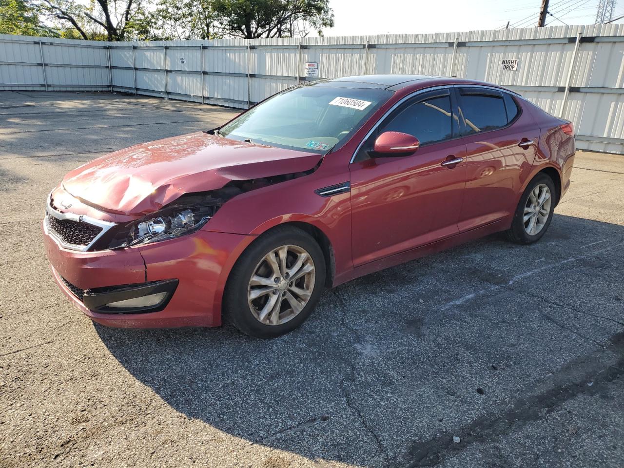 2013 Kia Optima Ex de vânzare în West Mifflin, PA - Front End