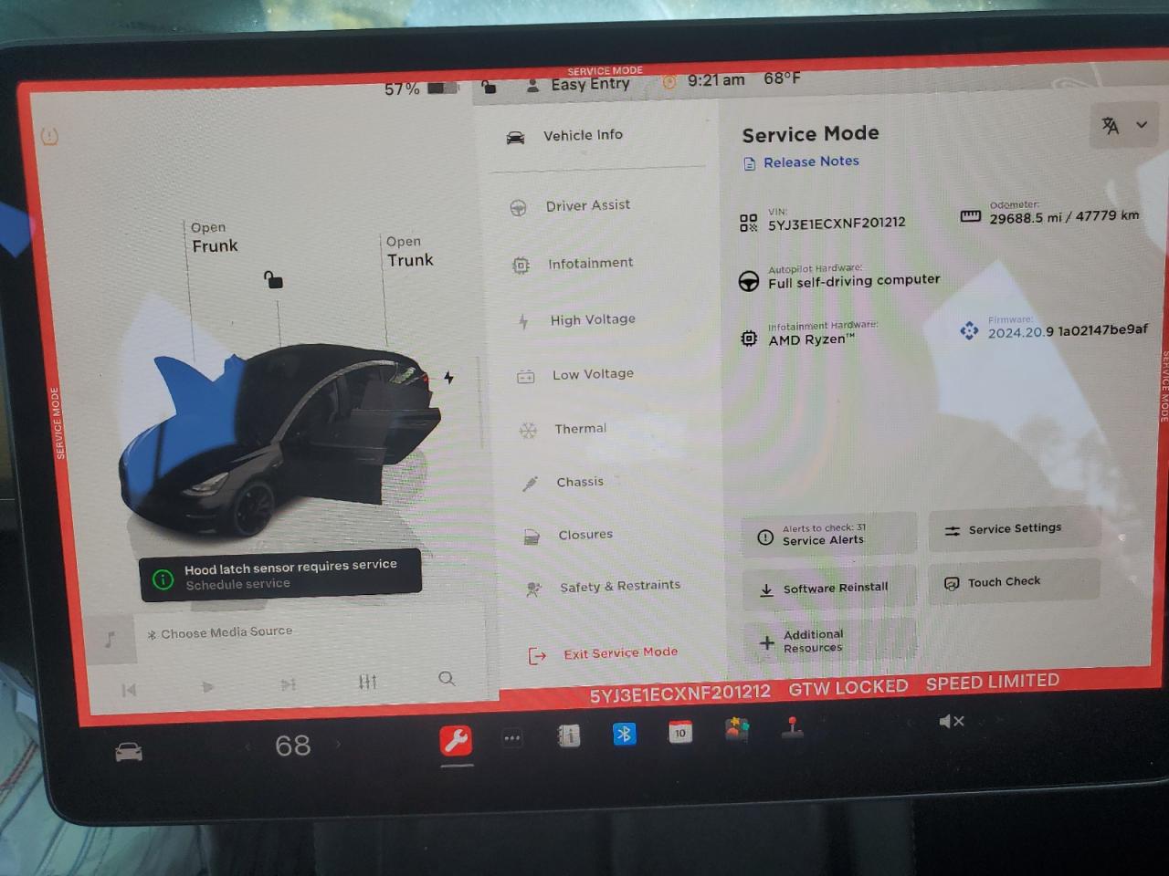 5YJ3E1ECXNF201212 2022 Tesla Model 3