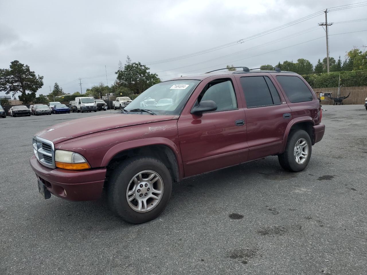 2002 Dodge Durango Slt VIN: 1B4HR48N82F128953 Lot: 71684694