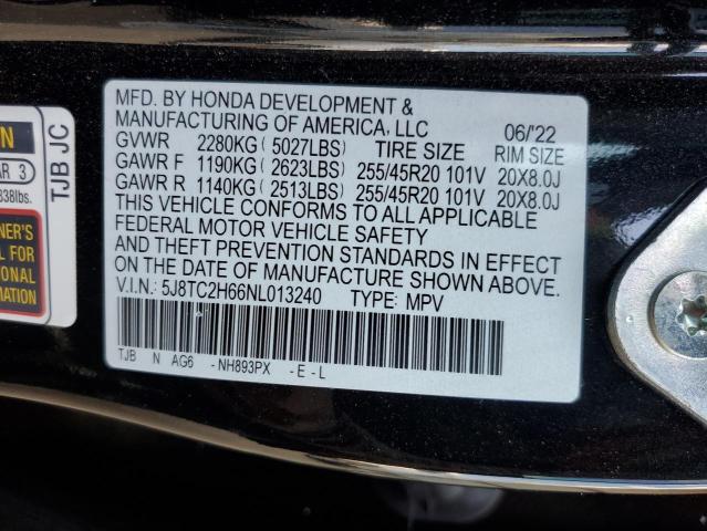 5J8TC2H66NL013240 Acura RDX A-SPEC 12