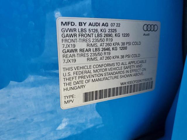 WA1EECF33N1150528 Audi Q3 PREMIUM 13