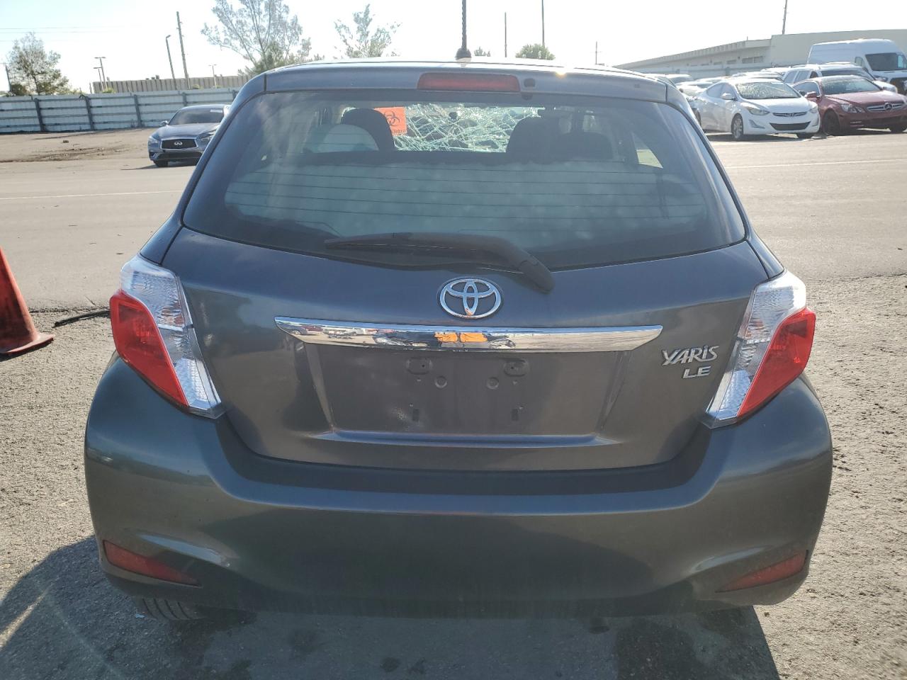 2013 Toyota Yaris VIN: JTDKTUD31DD554075 Lot: 71962894