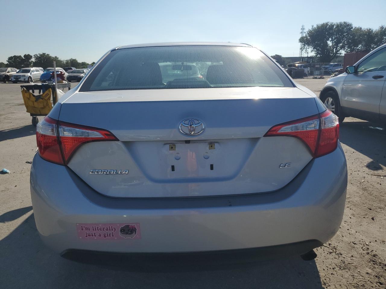 2015 Toyota Corolla L VIN: 2T1BURHEXFC407310 Lot: 72284774