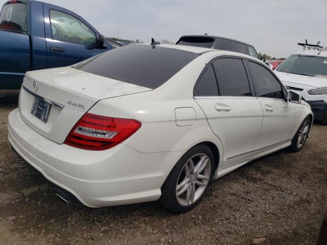 Sedans MERCEDES-BENZ C-CLASS 2012 Biały