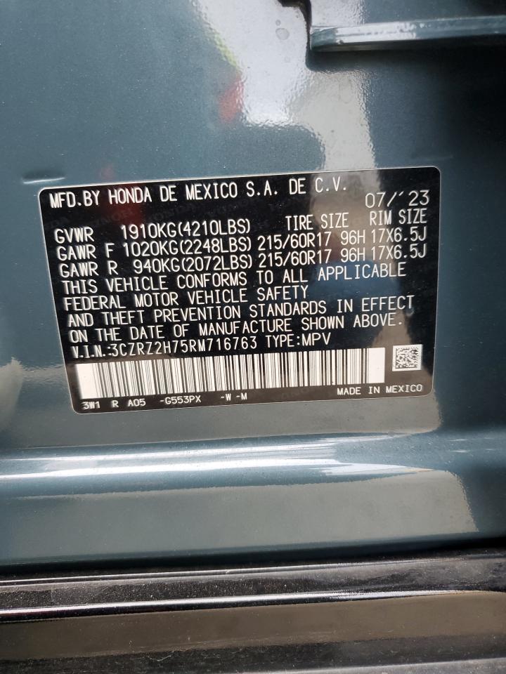 3CZRZ2H75RM716763 2024 Honda Hr-V Exl