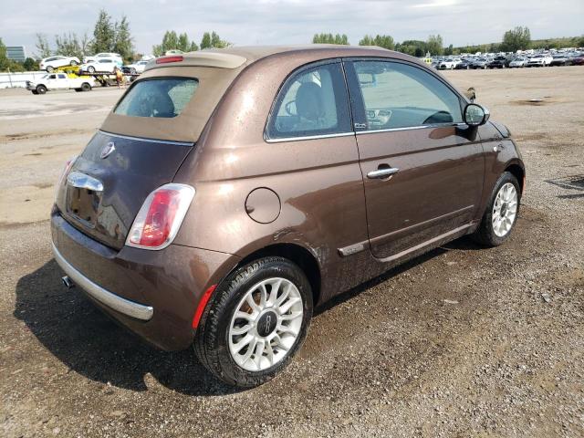 Кабріолети FIAT 500 2014 Коричневий