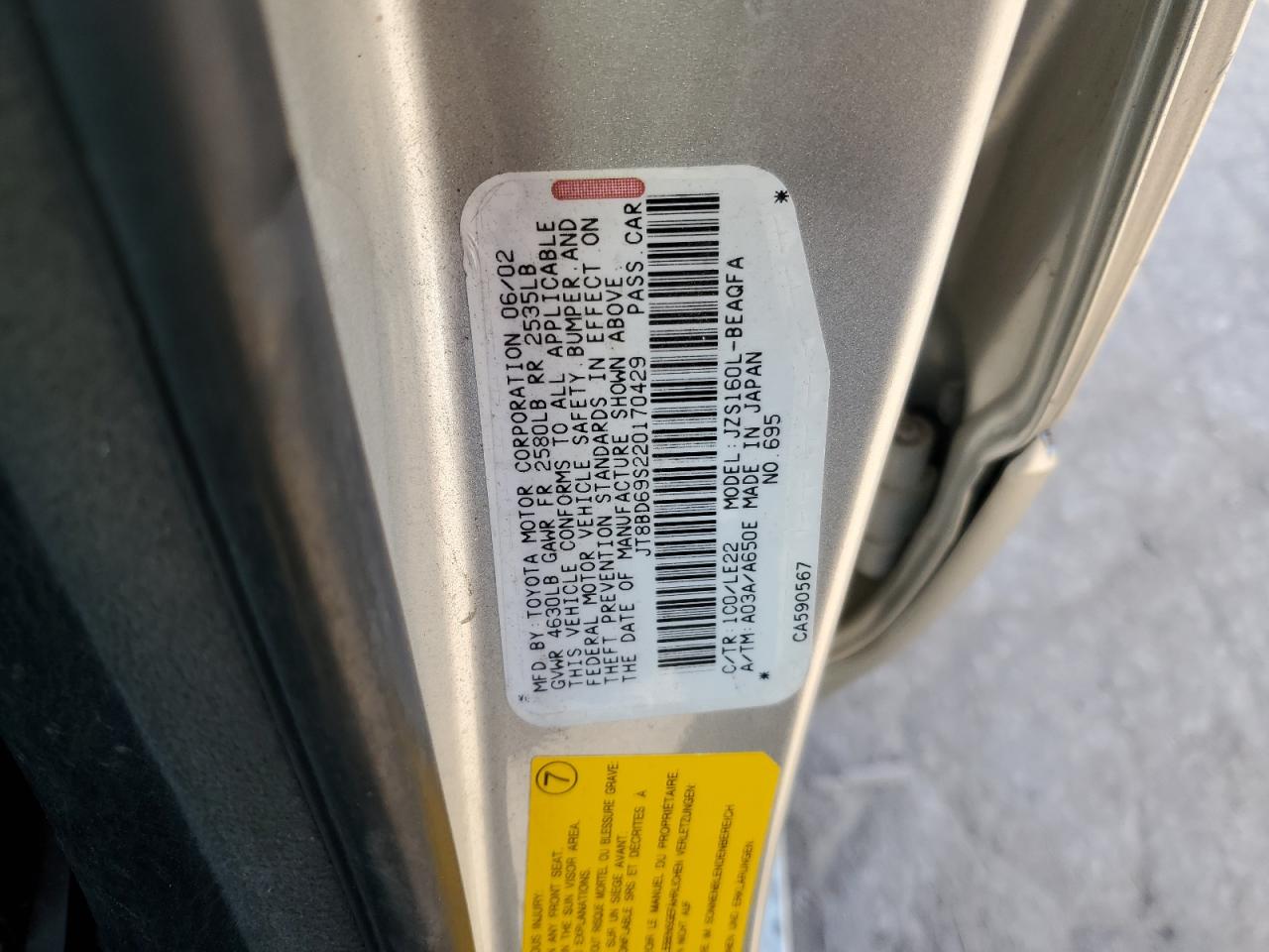 JT8BD69S220170429 2002 Lexus Gs 300