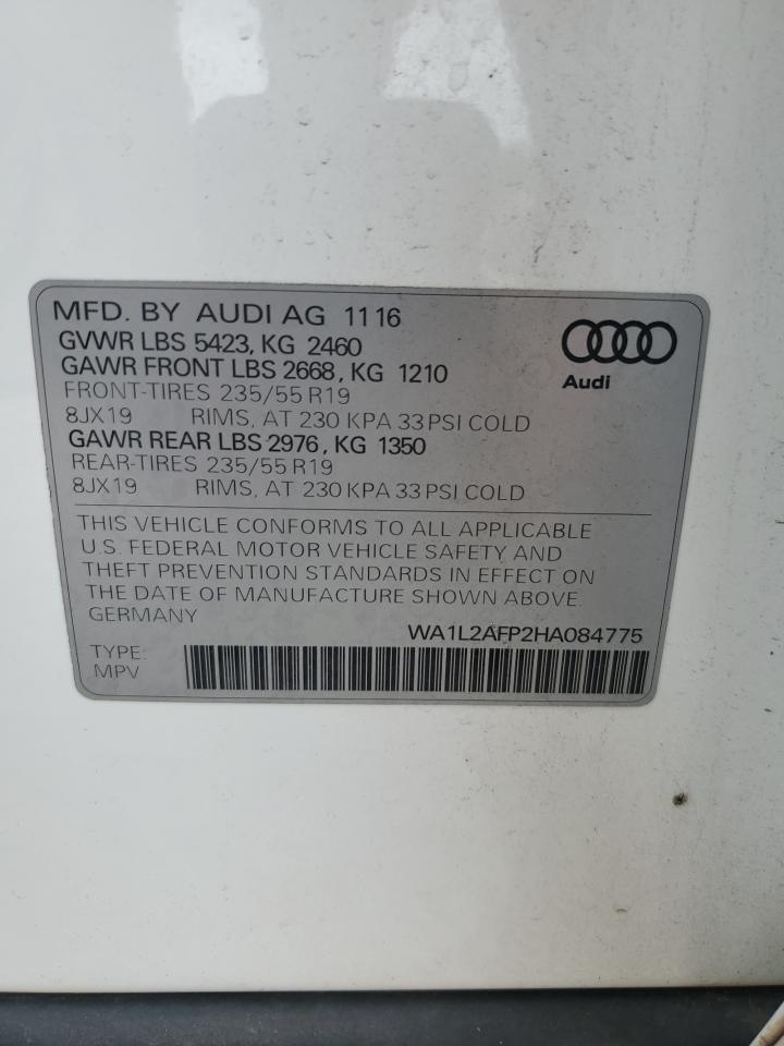 WA1L2AFP2HA084775 2017 Audi Q5 Premium Plus