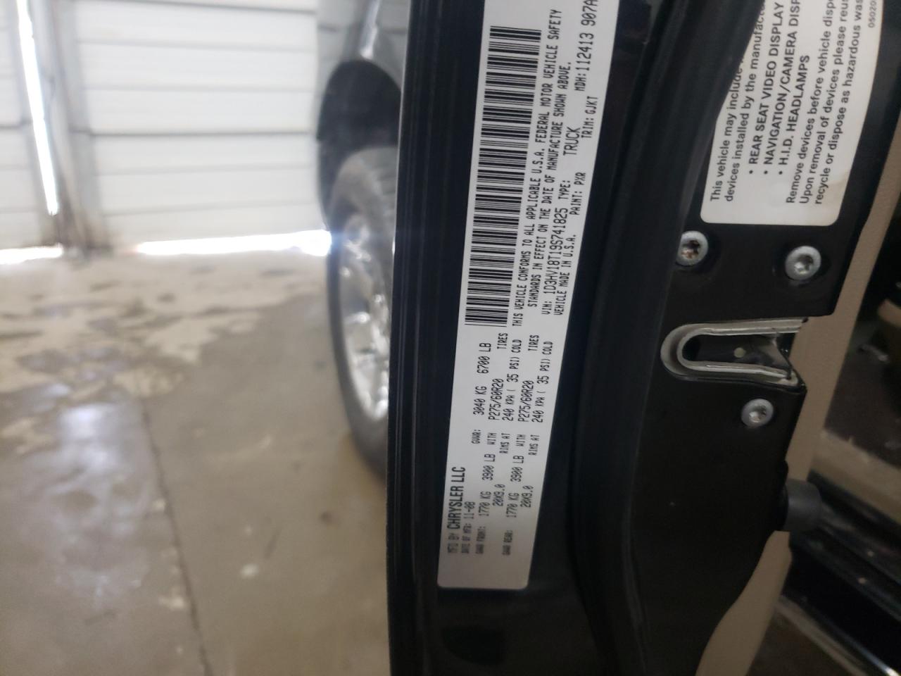 1D3HV18T19S741825 2009 Dodge Ram 1500