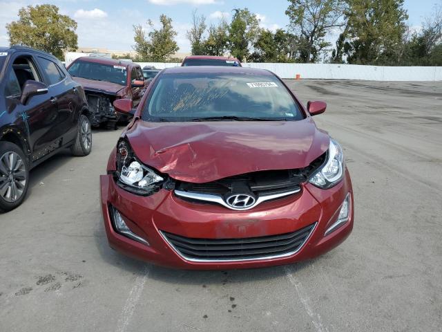  HYUNDAI ELANTRA 2015 Czerwony