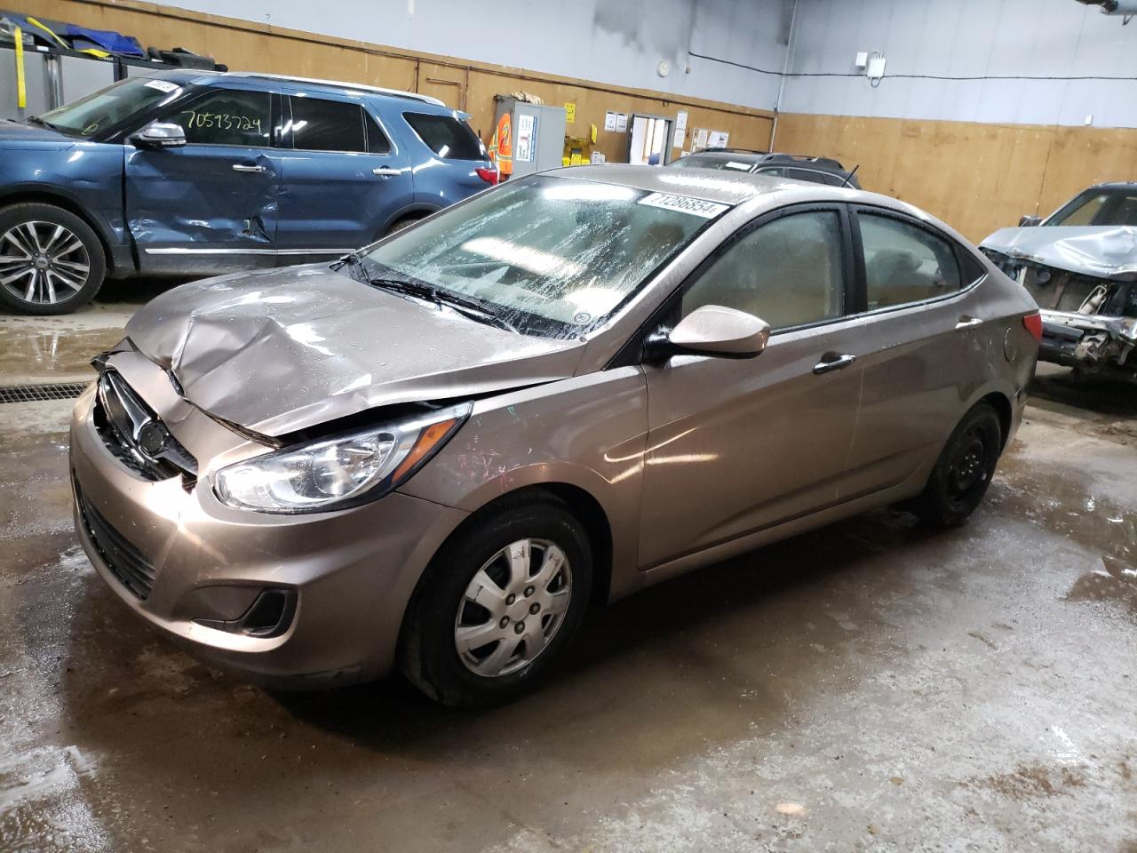 2012 Hyundai Accent Gls en Venta en Kincheloe, MI - Front End