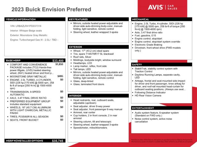 LRBAZLR41PD037318 Buick Envision P 13