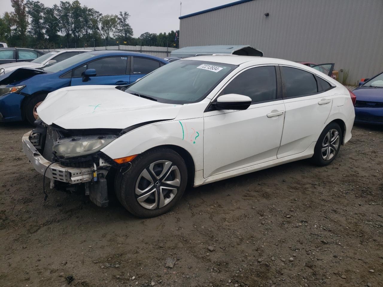 2016 Honda Civic Lx VIN: 19XFC2F59GE011015 Lot: 72213934