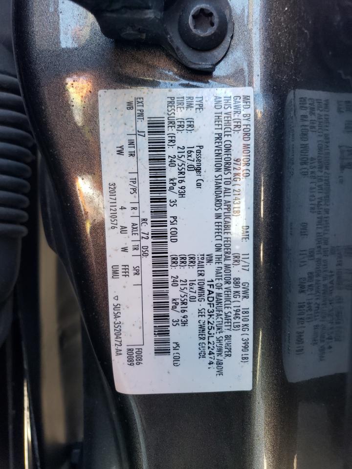 1FADP3K25JL224741 2018 Ford Focus Se