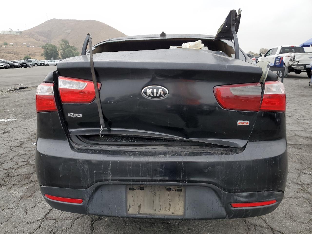 2015 Kia Rio Lx VIN: KNADM4A36F6505033 Lot: 72282094