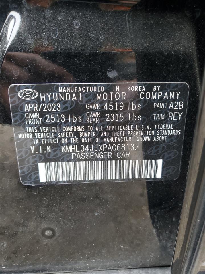 2023 Hyundai Sonata Hybrid VIN: KMHL34JJXPA068132 Lot: 72573174