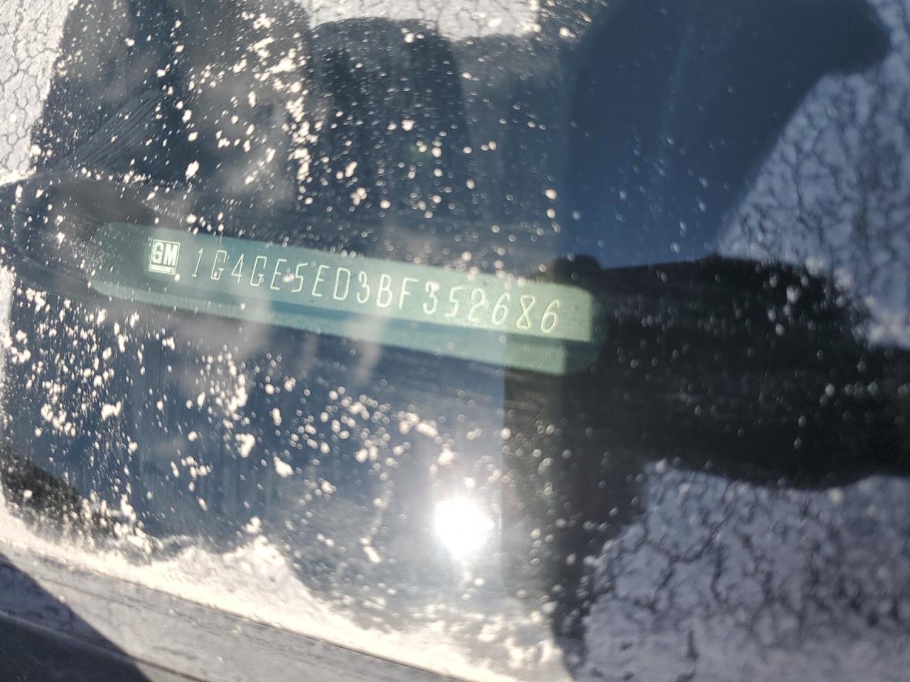 2011 Buick Lacrosse Cxs VIN: 1G4GE5ED3BF352686 Lot: 73273704