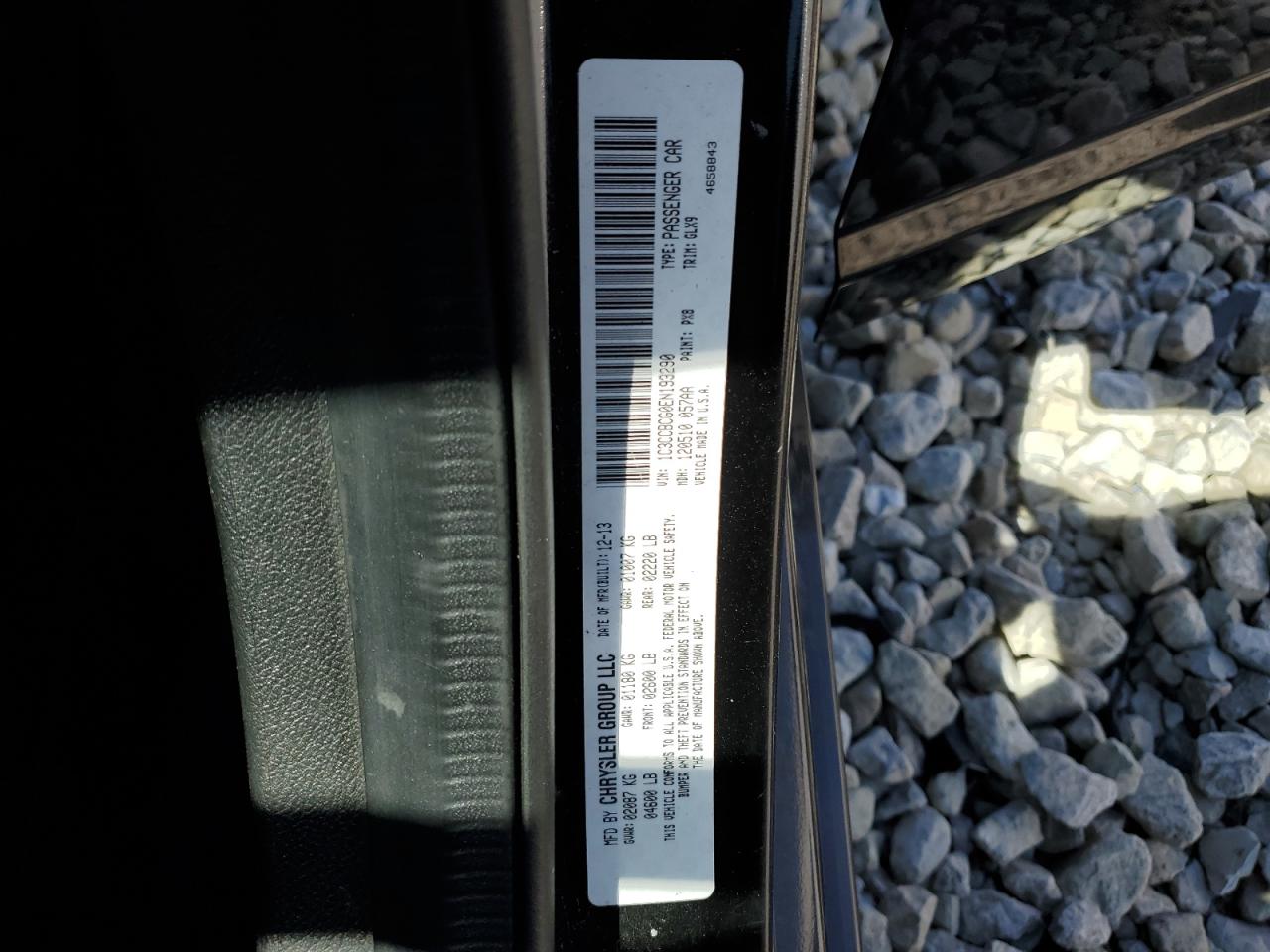 2014 Chrysler 200 Limited VIN: 1C3CCBCG0EN193290 Lot: 71804744