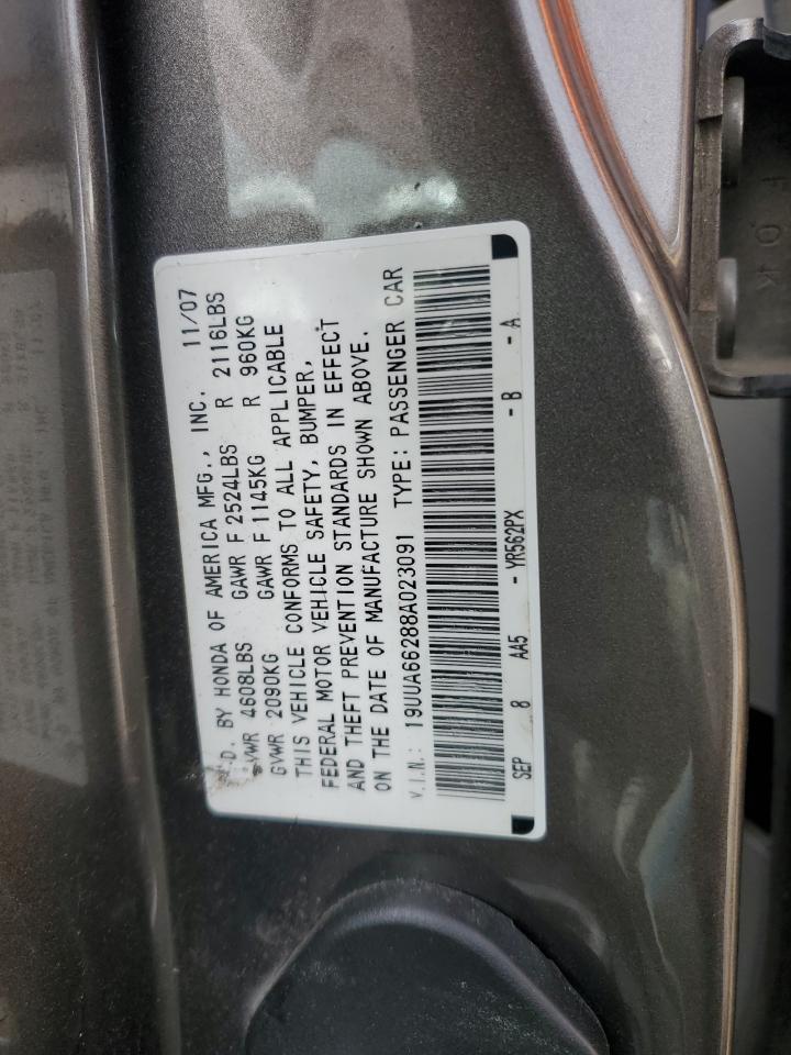 19UUA66288A023091 2008 Acura Tl