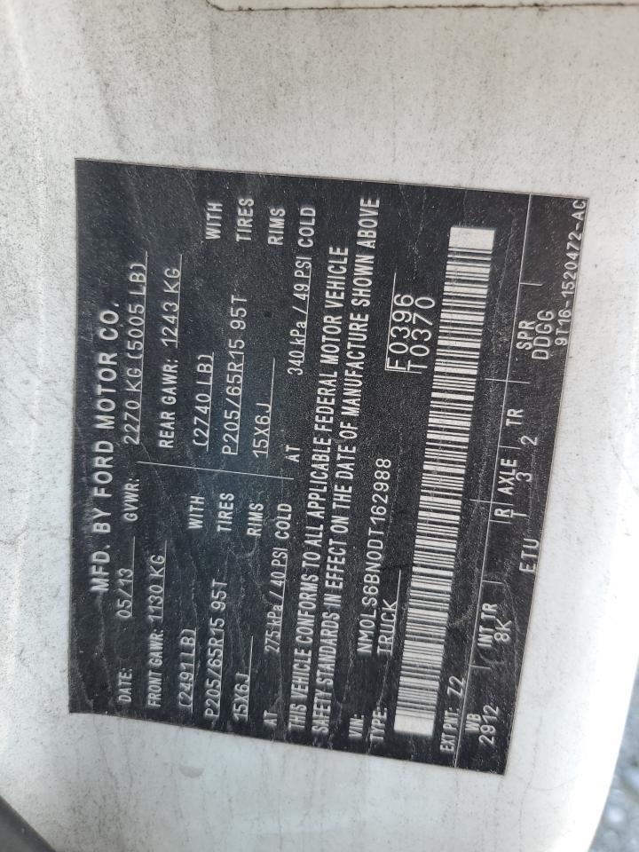 2013 Ford Transit Connect Xlt VIN: NM0LS6BN0DT162988 Lot: 71436704