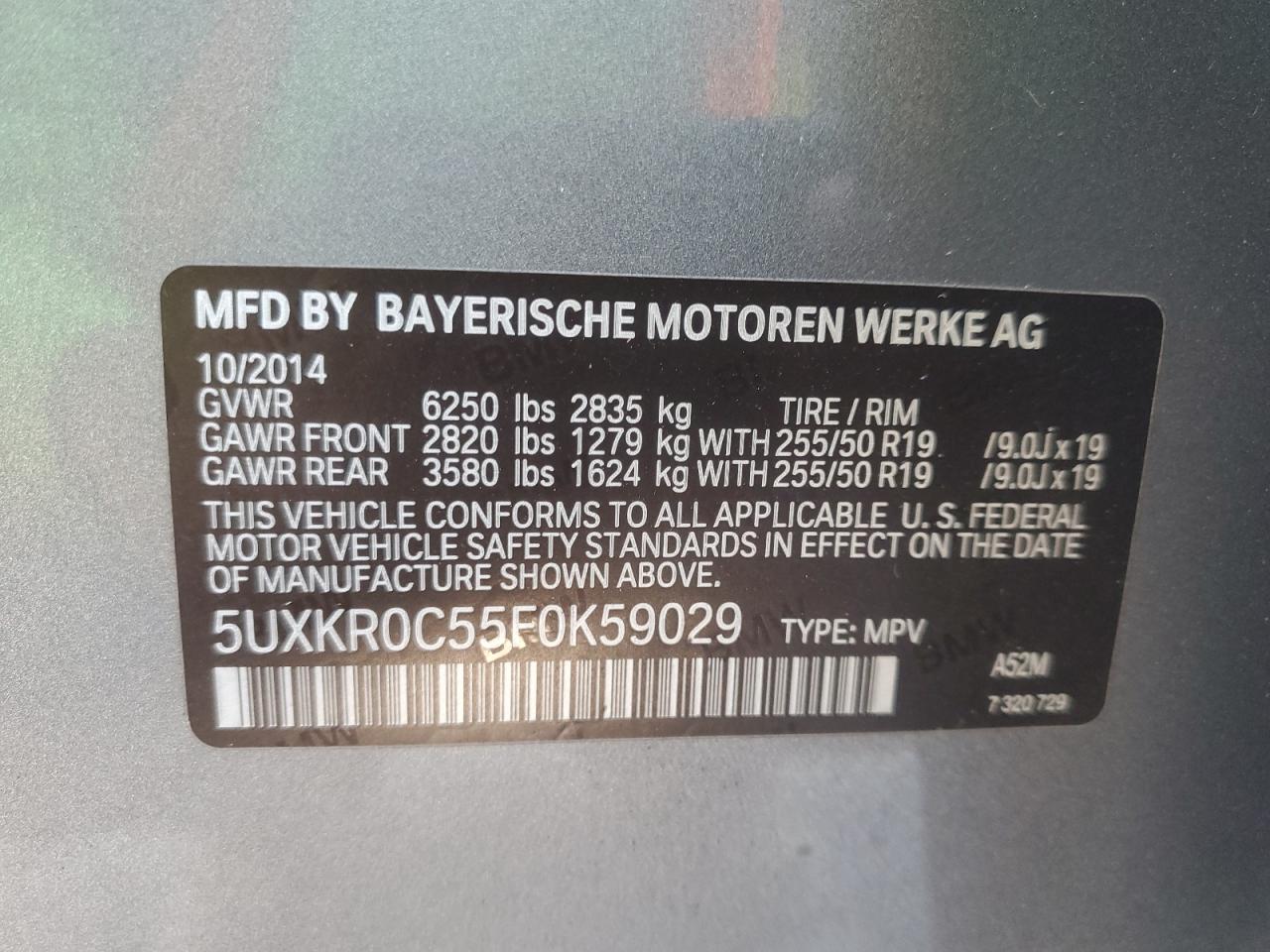 5UXKR0C55F0K59029 2015 BMW X5 - Image 13