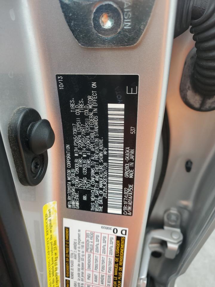 JTEZU5JR2E5067128 2014 Toyota 4Runner Sr5