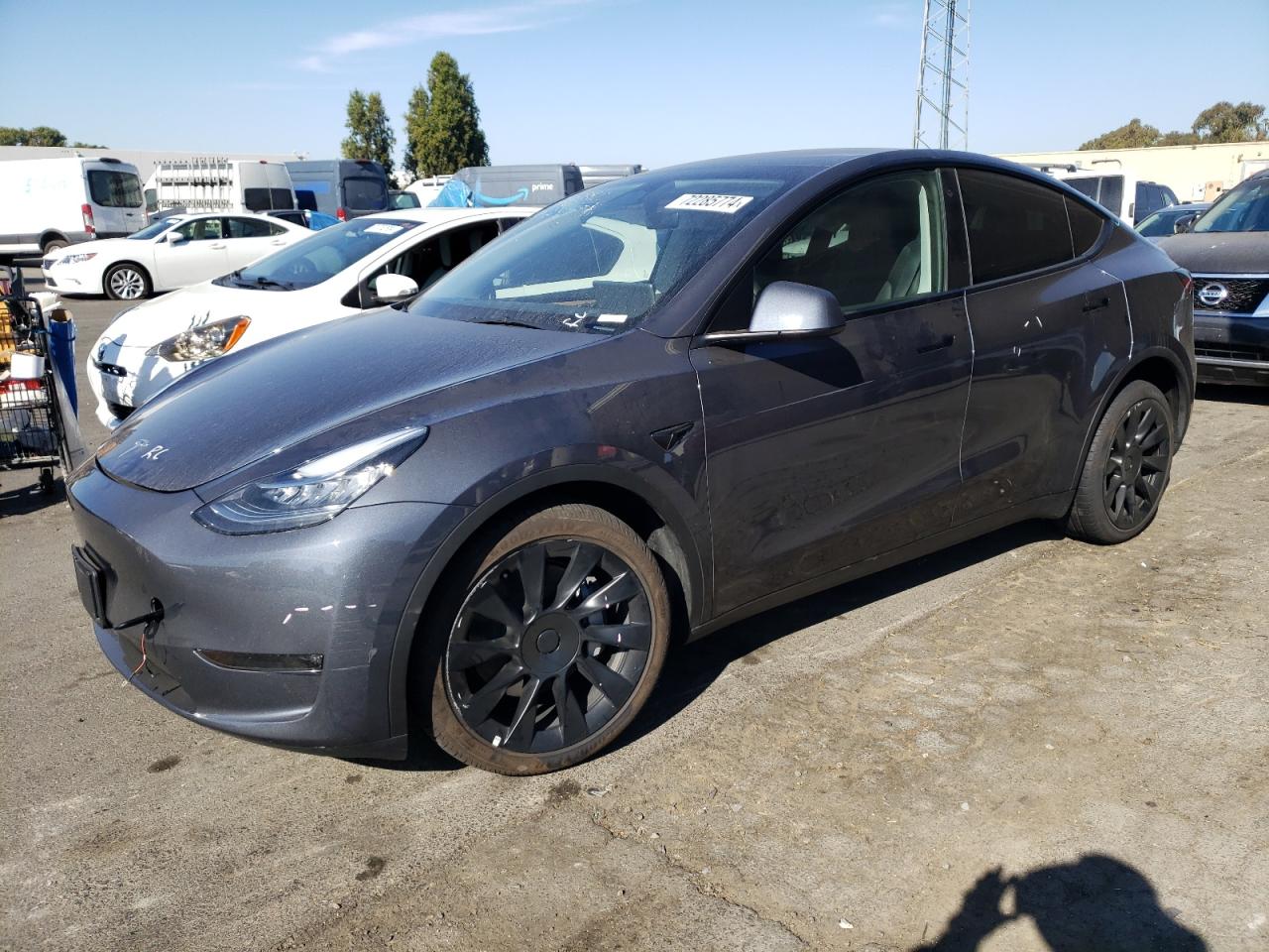 VIN 7SAYGDEE2PA080228 2023 TESLA MODEL Y no.1