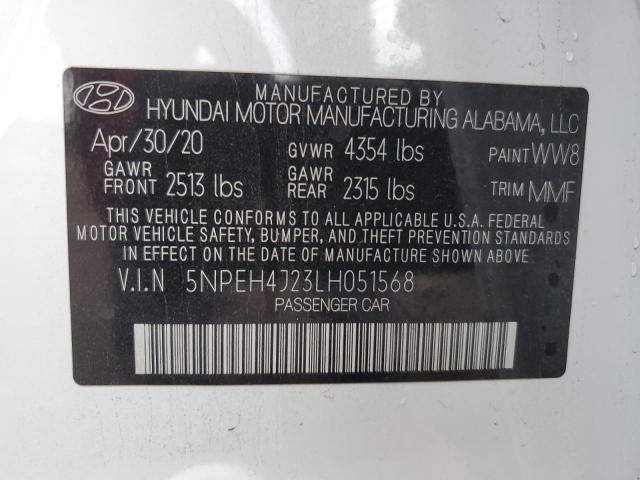 5NPEH4J23LH051568 Hyundai Sonata LIM 13