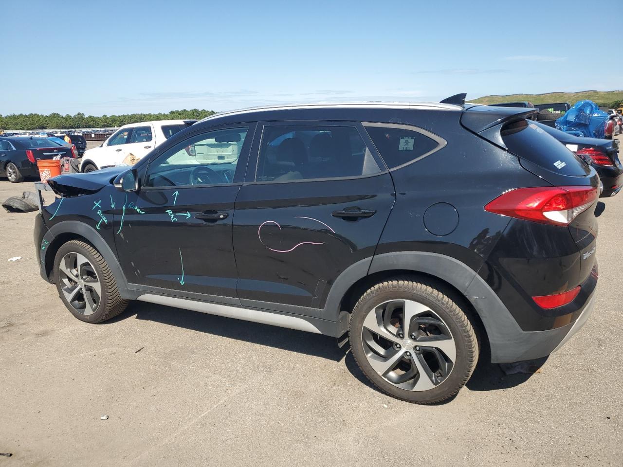 KM8J3CAL8JU770166 2018 HYUNDAI TUCSON - Image 2